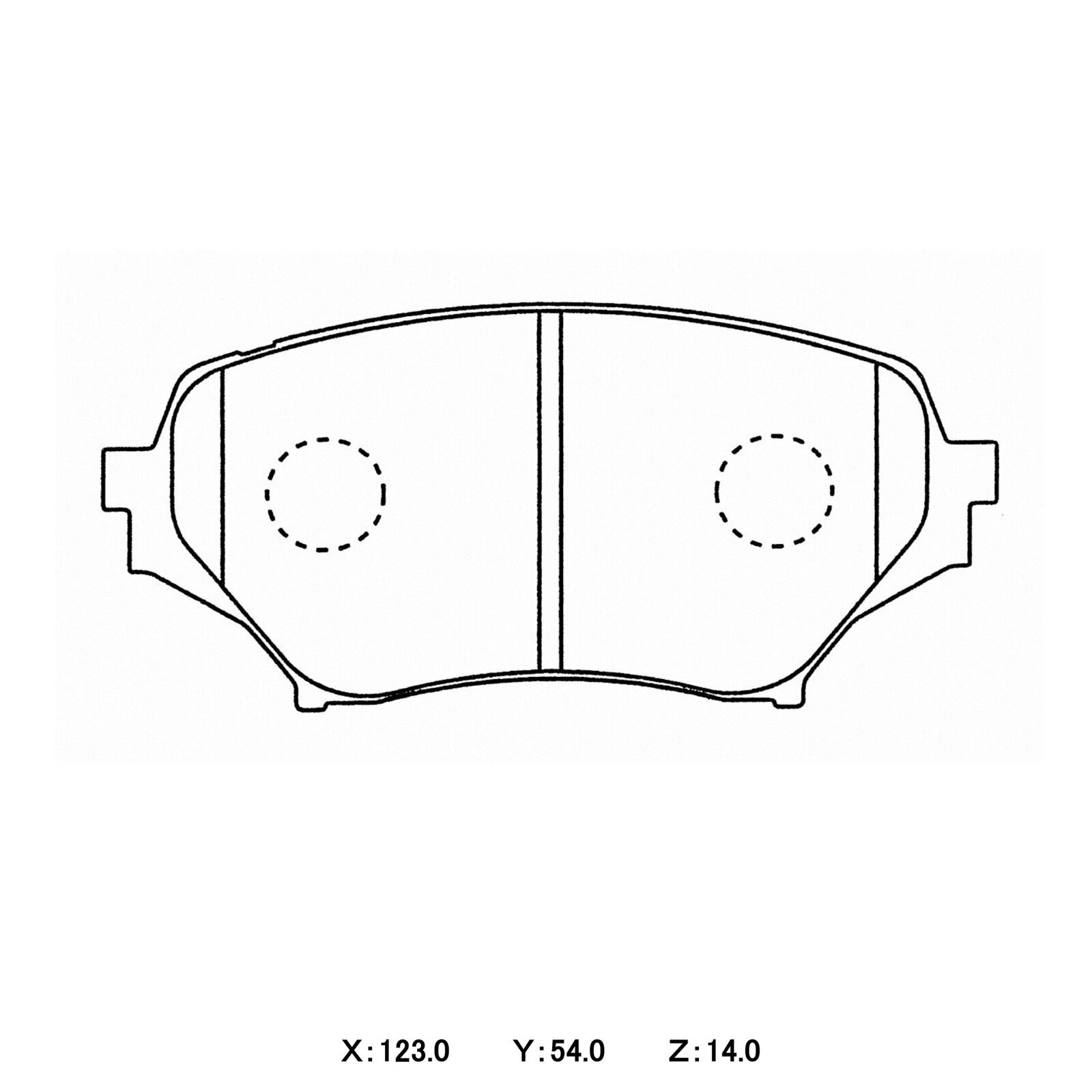 WinmaX W3 Performance Trackday Brake Pads Mazda MX5 NC